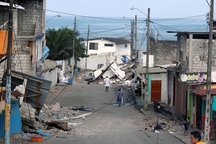 Ecuador earthquake aftermath 