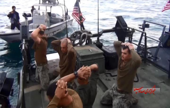 Mideast Iran U.S. Navy Boats
