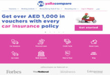 Yallacompare website car insurance homepage